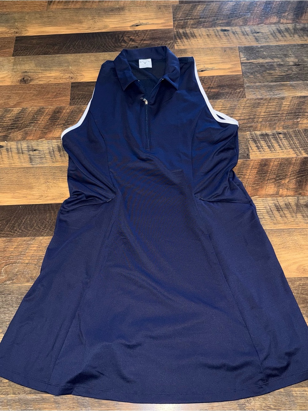Callaway Navy Athletic Golf  Dress with White Trim